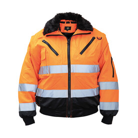 Korntex Hi-Vis Pilot Jacket Oslo, Orange/Black, S bedrucken, Art.-Nr. 421134602 Korntex Hi-Vis Pilot Jacket Oslo, Orange/Black, S bedrucken, Art.-Nr. 421134602