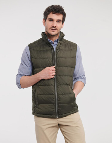 Russell Europe Men`s Nano Bodywarmer, Black, S bedrucken, Art.-Nr. 425001013