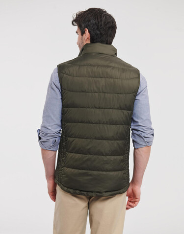 Russell Europe Men`s Nano Bodywarmer, Black, S bedrucken, Art.-Nr. 425001013