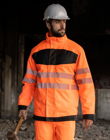 Korntex EOS - Hi-Vis Parka, Orange/Black, S bedrucken, Art.-Nr. 425134601