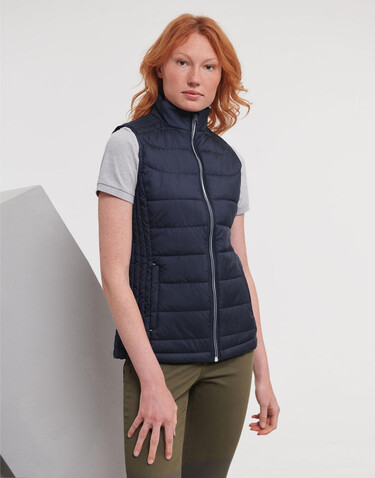 Russell Europe Ladies` Nano Bodywarmer, Black, XS bedrucken, Art.-Nr. 426001012