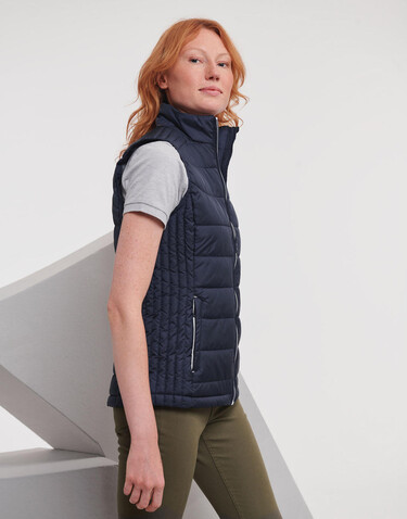 Russell Europe Ladies` Nano Bodywarmer, Black, XS bedrucken, Art.-Nr. 426001012