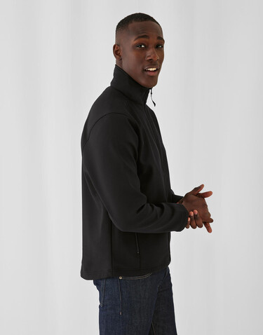 B &amp; C ID.701 Softshell Jacket, Dark Grey/Neon Orange, L bedrucken, Art.-Nr. 445421705