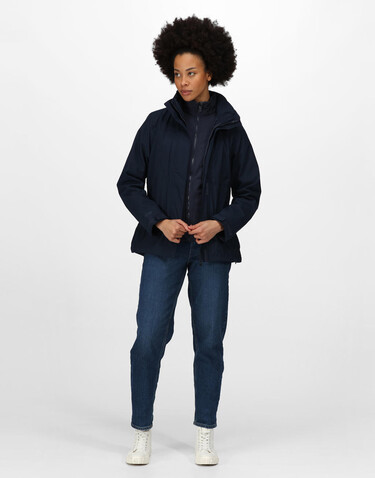 Regatta Women`s Kingsley 3-in-1 Jacket, Navy/Navy, 10 (36) bedrucken, Art.-Nr. 457172563