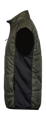 Tee Jays Hybrid-Stretch Bodywarmer, Black/Black, XS bedrucken, Art.-Nr. 457541772
