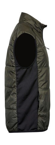 Tee Jays Hybrid-Stretch Bodywarmer, Black/Black, XS bedrucken, Art.-Nr. 457541772