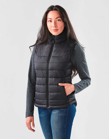 StormTech Women`s Stavanger Thermal Vest, Black, S bedrucken, Art.-Nr. 485181013
