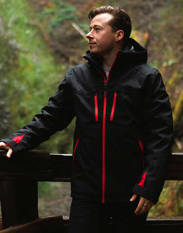 StormTech Men`s Matrix System Jacket, Black/Carbon, S bedrucken, Art.-Nr. 489181723