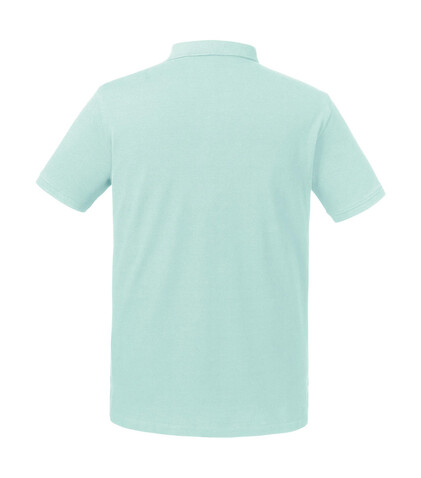 Russell Europe Men`s Pure Organic Polo, White, 3XL bedrucken, Art.-Nr. 505000008