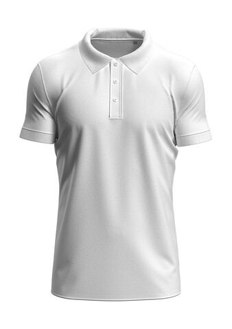 Stedman Stretch Polo for men, White, M bedrucken, Art.-Nr. 510050004