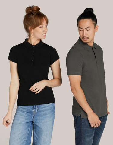 SG Signature Tagless Polo Stretch Women, Grey, M bedrucken, Art.-Nr. 510521214