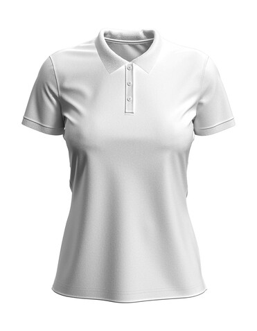 Stedman Stretch Polo for women, White, XS bedrucken, Art.-Nr. 511050002