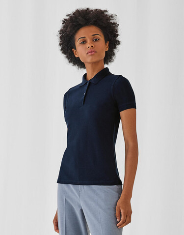 B &amp; C Safran Pure/women Polo, Navy, L bedrucken, Art.-Nr. 526422005
