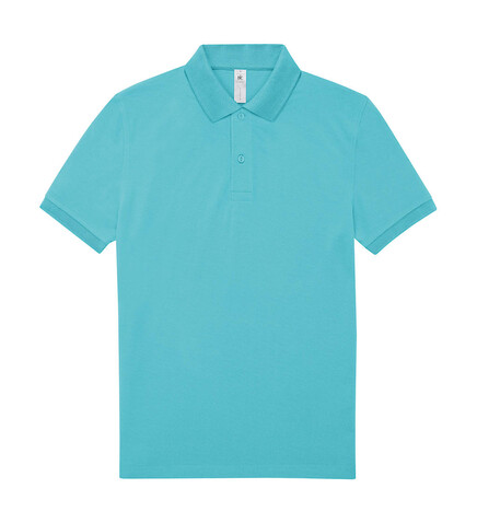 B &amp; C My Polo 180, Meta Turquoise, S bedrucken, Art.-Nr. 527425462