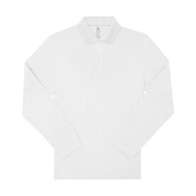 B & C My Polo 180 LSL, White, S bedrucken, Art.-Nr. 528420002 B & C My Polo 180 LSL, White, S bedrucken, Art.-Nr. 528420002