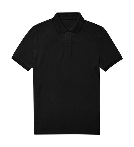 B &amp; C My Eco Polo 65/35, Black, XL bedrucken, Art.-Nr. 531421015