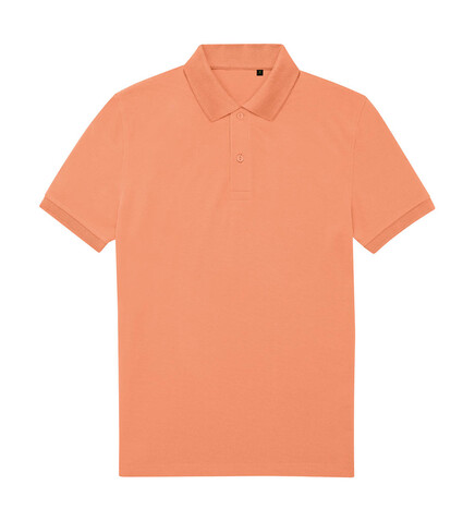B &amp; C My Eco Polo 65/35, Melon Orange, 2XL bedrucken, Art.-Nr. 531424406