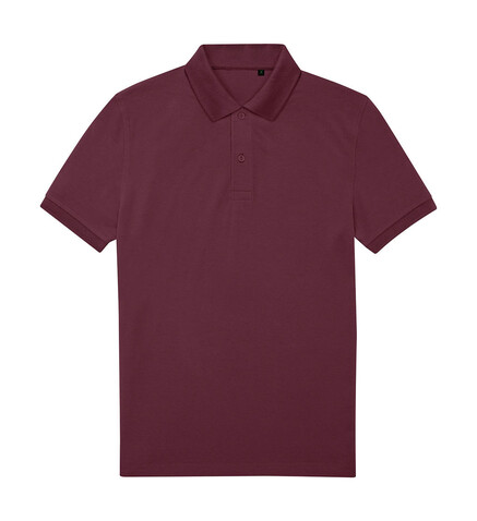 B &amp; C My Eco Polo 65/35, Burgundy, M bedrucken, Art.-Nr. 531424483