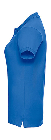 Russell Europe Ladies` Fitted Stretch Polo, Bright Royal, M bedrucken, Art.-Nr. 566003064