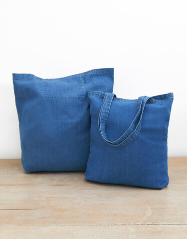 Mantis Denim Tote Bag, Denim Blue, One Size bedrucken, Art.-Nr. 600483080