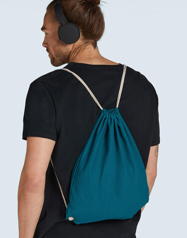 SG ACCESSORIES - BAGS Cotton Drawstring Backpack, Snowwhite, One Size bedrucken, Art.-Nr. 602570000