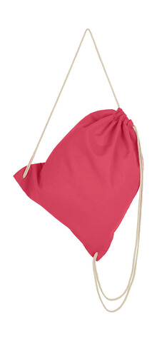 SG ACCESSORIES - BAGS Cotton Drawstring Backpack, Rouge Red, One Size bedrucken, Art.-Nr. 602574350