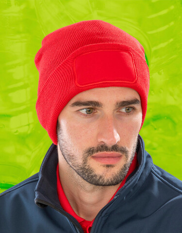 Result Recycled Thinsulate™ Printers Beanie, Black, One Size bedrucken, Art.-Nr. 604331010