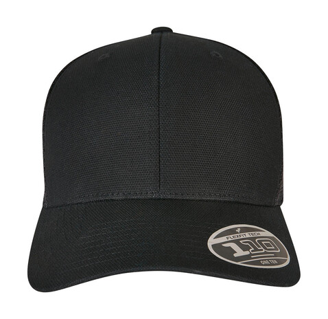 Flexfit 110 Structured Canvas Trucker, Black, One Size bedrucken, Art.-Nr. 610681010