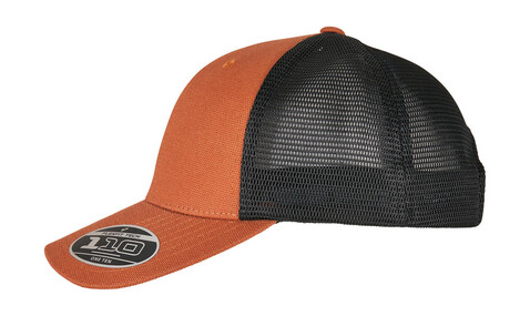 Flexfit 110 Structured Canvas Trucker, Black, One Size bedrucken, Art.-Nr. 610681010