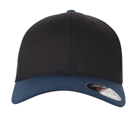 Flexfit Flexfit Wooly Combed 2-Tone, Black/Navy, S/M bedrucken, Art.-Nr. 616681481