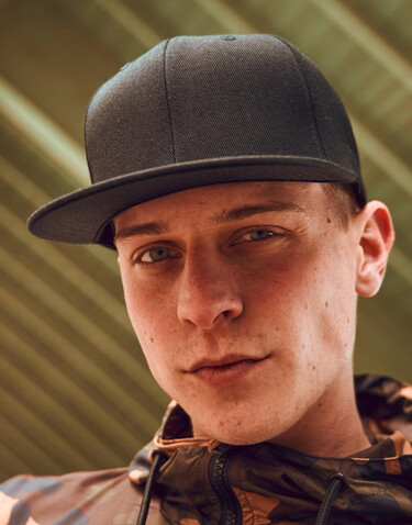Flexfit Pro-Style Twill Snapback Youth Cap, White, J (Ages 2-6) bedrucken, Art.-Nr. 618680001