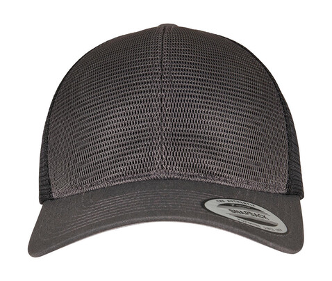Flexfit 360° Omnimesh 2-Tone Cap, Charcoal/Black, One Size bedrucken, Art.-Nr. 619681700