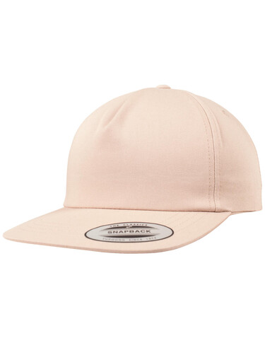 Flexfit Unstructured 5-Panel Snapback, Black, One Size bedrucken, Art.-Nr. 620681010
