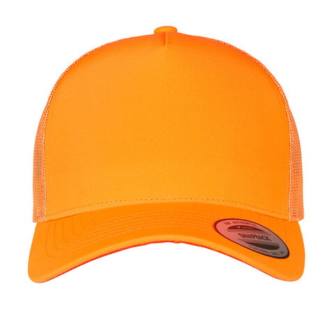 Flexfit Neon Retro Trucker, Neon Orange, One Size bedrucken, Art.-Nr. 621684050