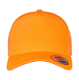 Flexfit Neon Retro Trucker, Neon Orange, One Size bedrucken, Art.-Nr. 621684050