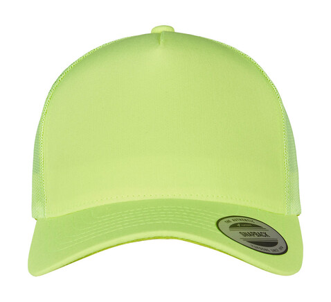Flexfit Neon Retro Trucker, Neon Yellow, One Size bedrucken, Art.-Nr. 621686050