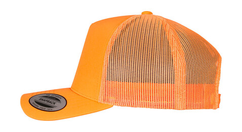 Flexfit Neon Retro Trucker, Neon Orange, One Size bedrucken, Art.-Nr. 621684050