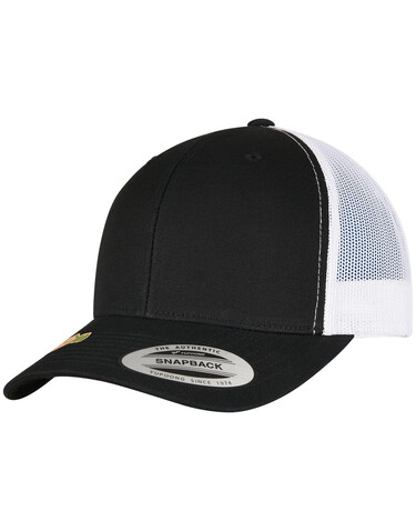 Flexfit Classics Recycled Retro Trucker Cap 2-Tone, Grey/White, One Size bedrucken, Art.-Nr. 623681450