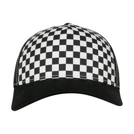 Flexfit Checkerboard Retro Trucker, Black/White, One Size bedrucken, Art.-Nr. 624681500 Flexfit Checkerboard Retro Trucker, Black/White, One Size bedrucken, Art.-Nr. 624681500