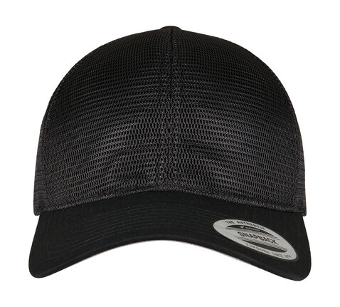 Flexfit 360° Omnimesh Cap, Black, One Size bedrucken, Art.-Nr. 625681010