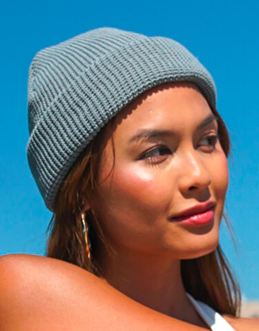 Flexfit Recycled Yarn Waffle Knit Beanie, Black, One Size bedrucken, Art.-Nr. 629681010