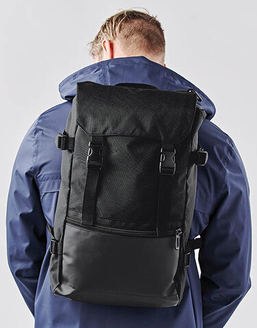 StormTech Chappaqua Backpack, Black, One Size bedrucken, Art.-Nr. 631181010