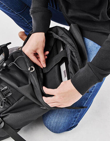 StormTech Chappaqua Backpack, Black, One Size bedrucken, Art.-Nr. 631181010