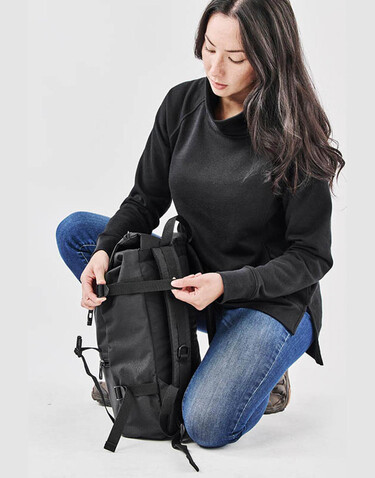StormTech Chappaqua Backpack, Black, One Size bedrucken, Art.-Nr. 631181010