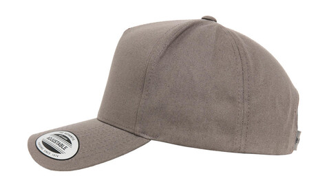 Flexfit 5-Panel Curved Classic Snapback, White, One Size bedrucken, Art.-Nr. 631680000