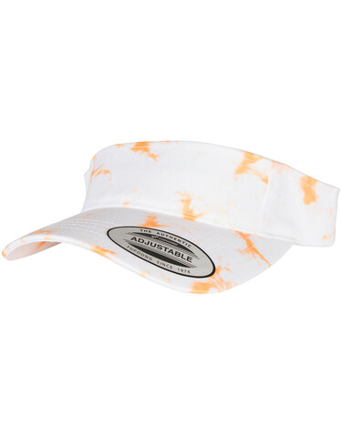 Flexfit Batik Dye Curved Visor Cap, Black/White, One Size bedrucken, Art.-Nr. 641681500