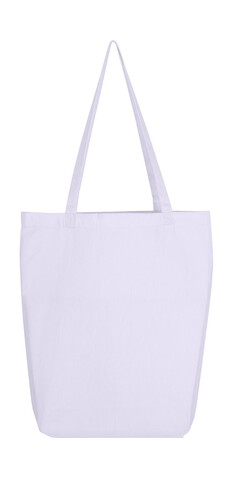 SG ACCESSORIES - BAGS Baby Canvas Cotton Bag LH with Gusset, Snowwhite, One Size bedrucken, Art.-Nr. 643570000