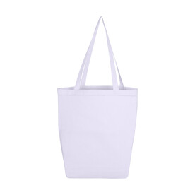 SG ACCESSORIES - BAGS Cotton Bag LH with Gusset, Snowwhite, One Size bedrucken, Art.-Nr. 645570000