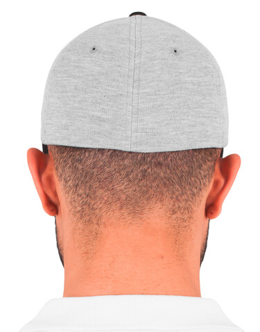Flexfit Flexfit Double Jersey 2-Tone, Grey/Black, S/M bedrucken, Art.-Nr. 646681411