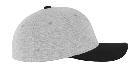Flexfit Flexfit Double Jersey 2-Tone, Grey/Black, S/M bedrucken, Art.-Nr. 646681411